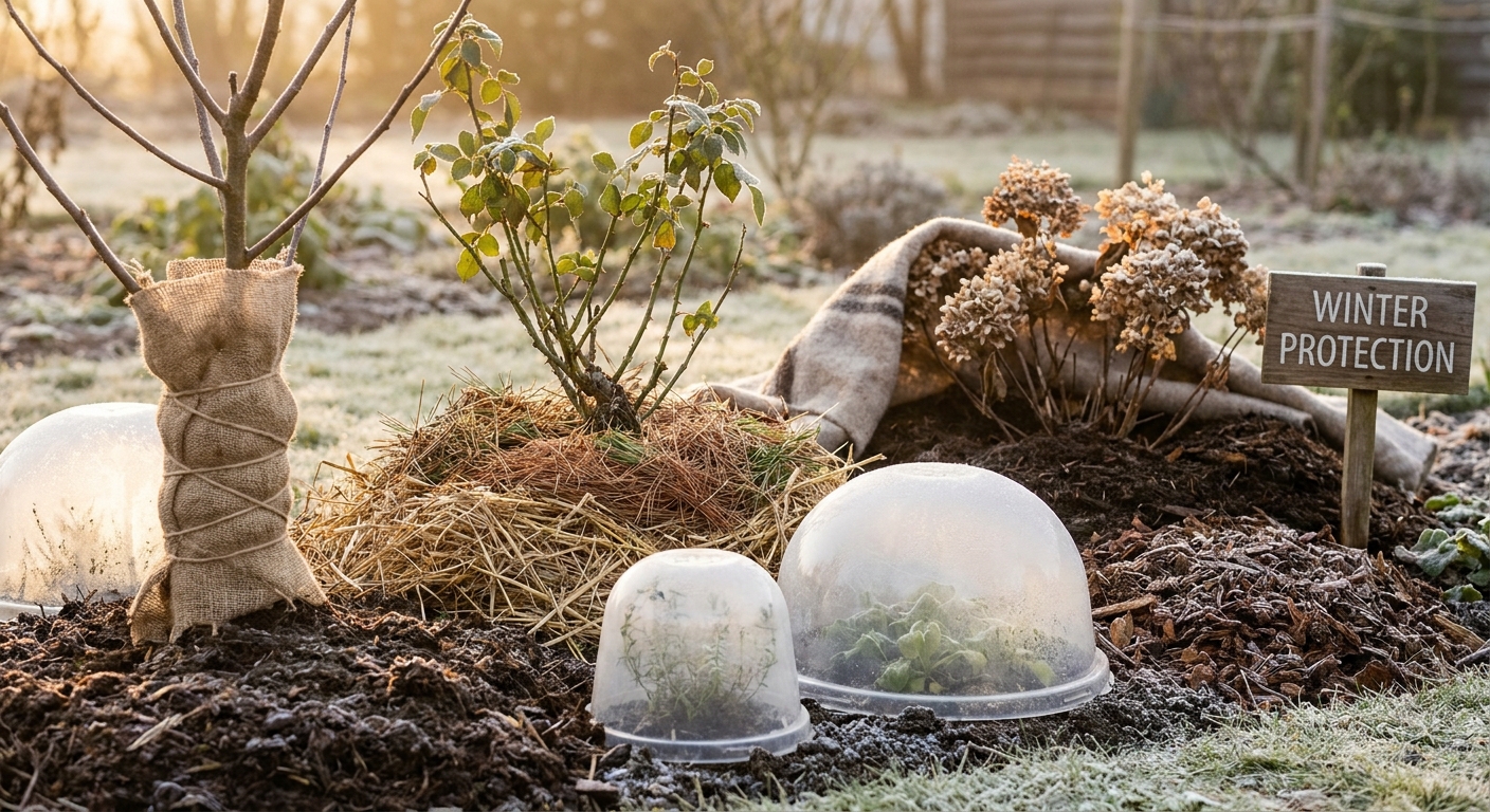 Techniki ochrony roślin przed mrozem