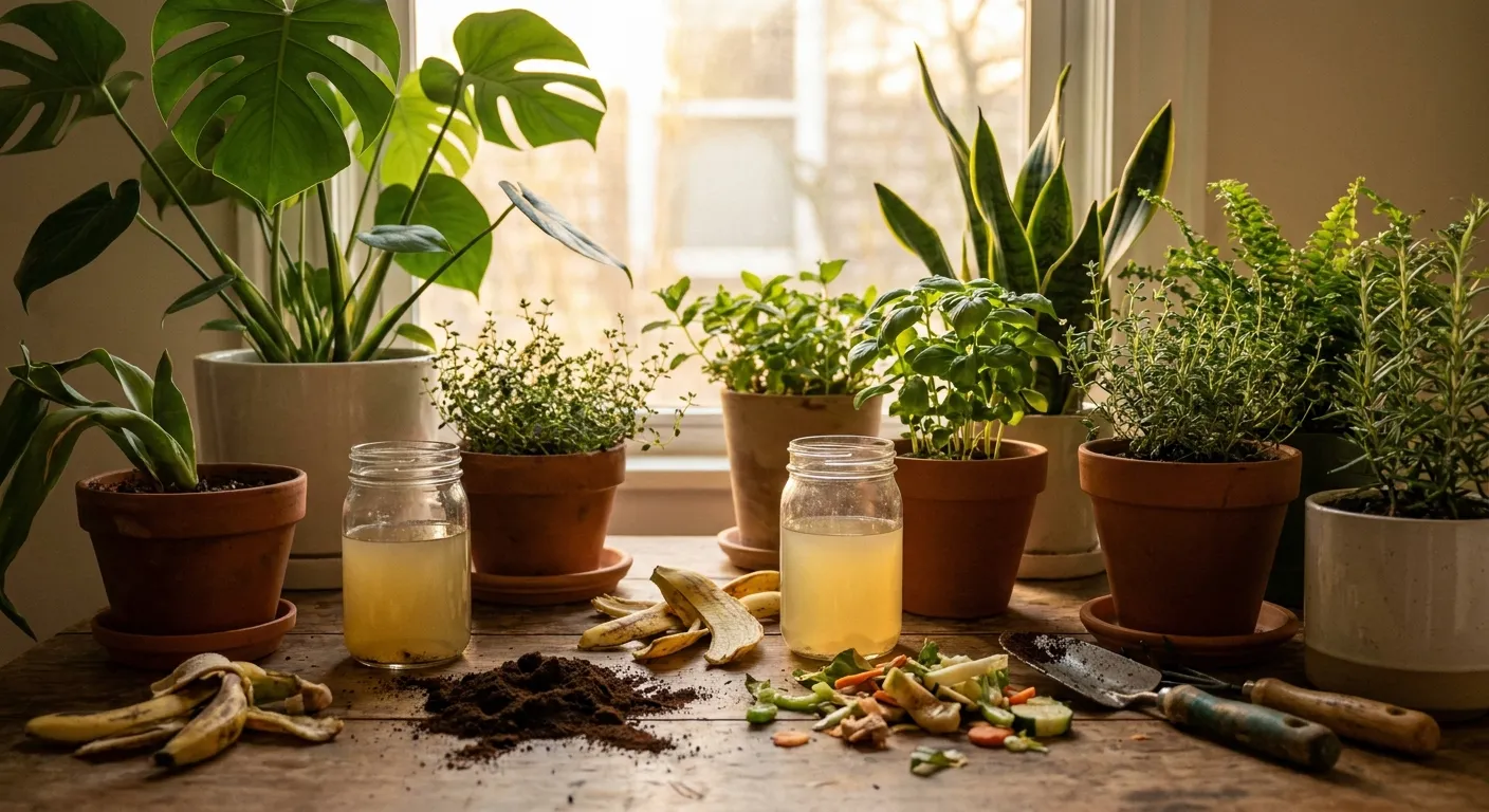 Naturalne nawozy domowe z produktów kuchennych